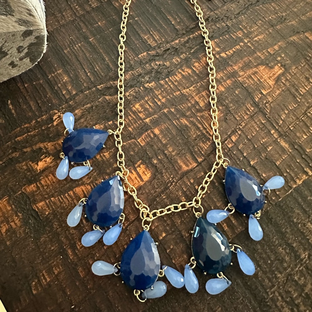 Blue necklace